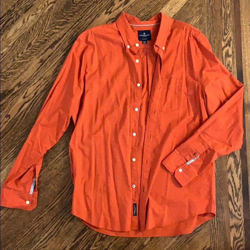AE Printed mens button down shirt